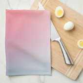 Trendy Pink Paars Blue Green Yellow Sjabloon Theedoek (Quarter Fold)