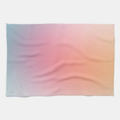 Trendy Pink Paars Blue Green Yellow Sjabloon Theedoek (Horizontaal)