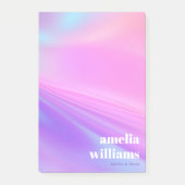Trendy pink purple pastel gradient post-it® notes (Voorkant)
