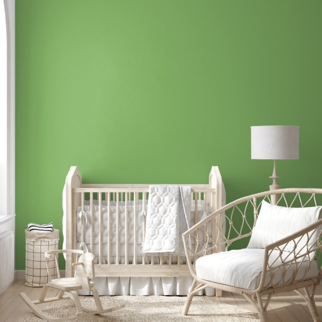 Trendy Pistache Groen Effen Kleur | elegant Behang (Kinderen)