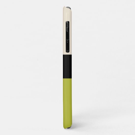 Trendy Pistache Groen Kleurenblok met Naam Case-Mate iPhone Case (Achterkant/links)