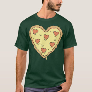 Trendy Pizza Heart Food Humor 3337566 T-shirt