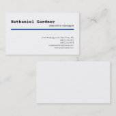 Trendy Plain Creative Modern Minimalist Visitekaartje (Voorkant / Achterkant)