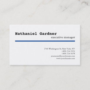 Trendy Plain Creative Modern Minimalist Visitekaartje