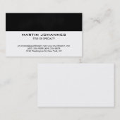 Trendy Plain Simple Automotive Visitekaartje (Voorkant / Achterkant)