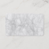 Trendy Plain Stylish Gray Professional Visitekaartje (Achterkant)