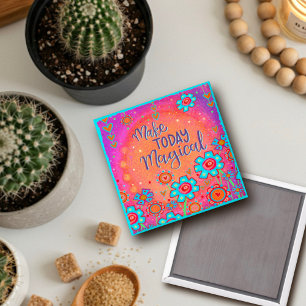 Trendy plezier maken vandaag Magische Inspirity Fl Magneet