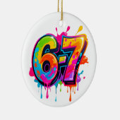 Trendy Popular Teen Meme IYKYK 6-7 67 Ornament (Rechts)
