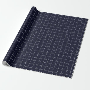 Trendy 'Positief' patroon, grid check. Cadeaupapier