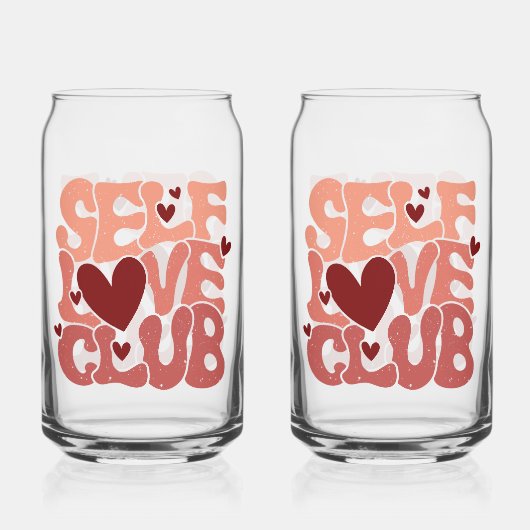 Trendy Positive Affirmation Aesthetic Quote Blikvorm Glas (Voorkant)