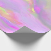 Trendy pretty colorful abstract waves cadeaupapier (Hoek)