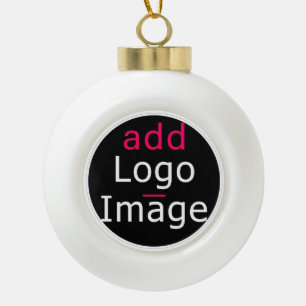 Trendy Professional Business Custom Festive Keramische Bal Ornament