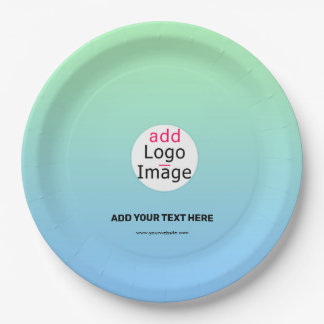 Trendy Professional Business Custom Gradient Papieren Bordje