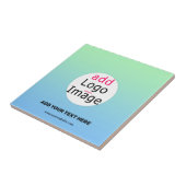 Trendy Professional Business Custom Gradient Tegeltje (Zijkant)