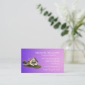 Trendy Professional House Caregiver Services Busin Visitekaartje (Staand voorkant)