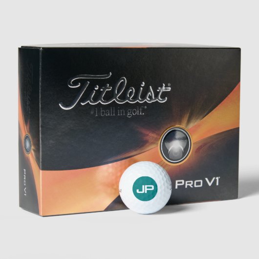 Trendy Professional Titleist Pro V1 Blauwgroen Mon Golfballen (Verpakking)