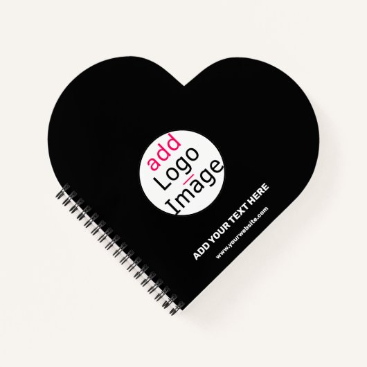 Trendy professioneel modern aanpasbaar merk  notitieboek (Voorkant)