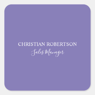 Trendy professionele chique maagdenpalmkleur Moder Vierkante Sticker