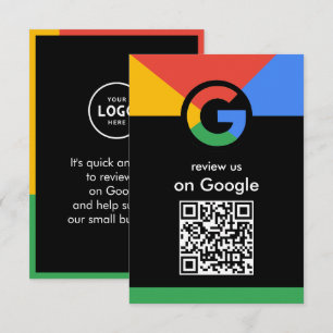 Trendy professionele scan om Google QR-code te beo Informatiekaartje