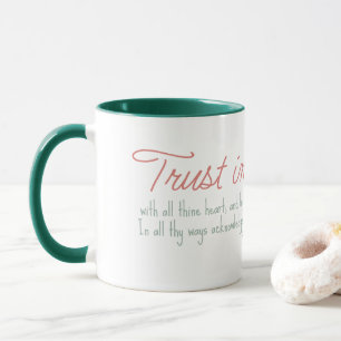 Trendy Proverbs 3:5-6 Christelijke Bijbelversie Mok