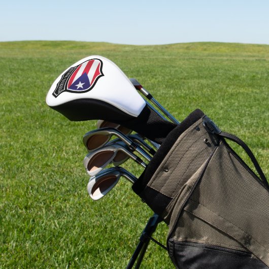 Trendy Puerto Rico vlag nationaal symbool Golfheadcover (Insitu)
