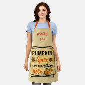 Trendy Pumpkin Spice Elegant Schort (Gedragen)