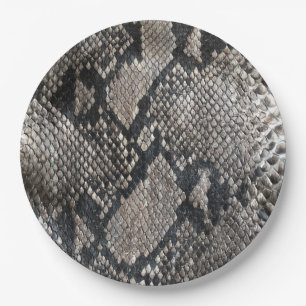 Trendy Python Snake Skin - Rich Elegant Mode Papieren Bordje