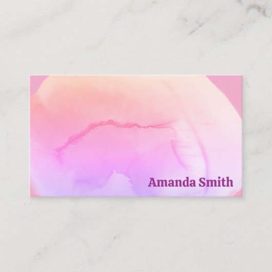 Trendy QR code cool abstracte kleurrijke Business Visitekaartje (Voorkant)