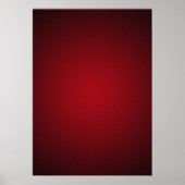 Trendy Red-Black Grainy Vignette Poster (Voorkant)