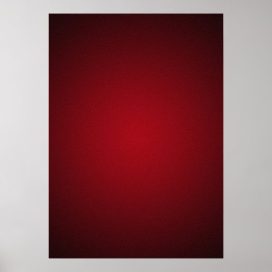 Trendy Red-Black Grainy Vignette Poster (Voorkant)