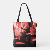 Trendy Red Camo Abstract Pattern Draagtas (Achterkant)