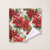  Trendy Red Green Towels Elegant Holiday Decor (Gant de toilette)