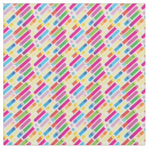Trendy Regenboog Diagonale Lijnen Patroon Pop Art Stof