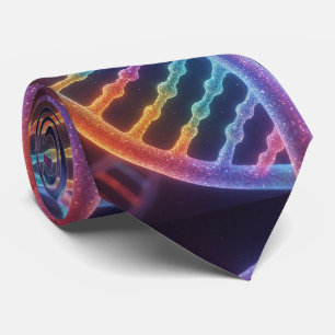 Trendy Regenboog Dubbele Helix DNA Das