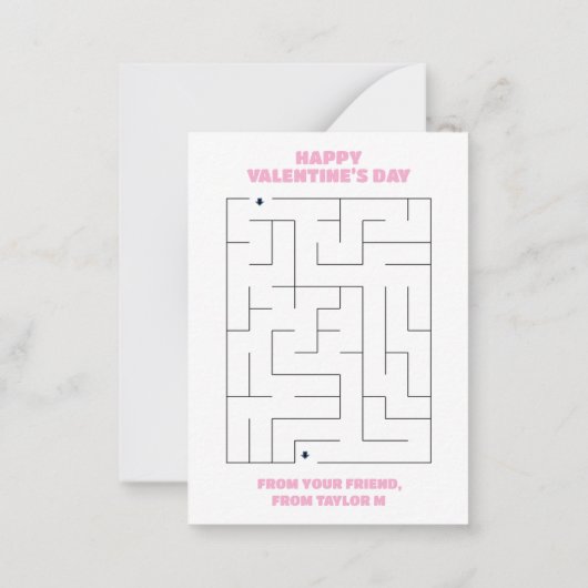 Trendy Retro 90s Dolphin Classroom Valentijnse Kaa Notitiekaartje (Achterkant)