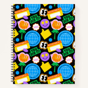 Trendy Retro Design Notitieboek