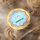 Trendy Retro Girly Catering Bakkerij Label