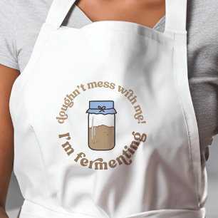 Trendy Retro Sourdough Starter Brood Baker Grappig Standaard Schort