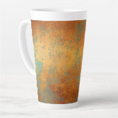 Trendy Rich Copper Patina Metallic Latte Mok (Linkerhoek)
