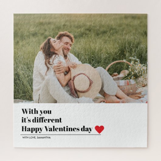 Trendy Romantic Quote | Valentijnse beste cadeautj Legpuzzel (Verticaal)