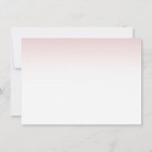 Trendy Roos Gold Handgeschreven Script Sjabloon (Achterkant)