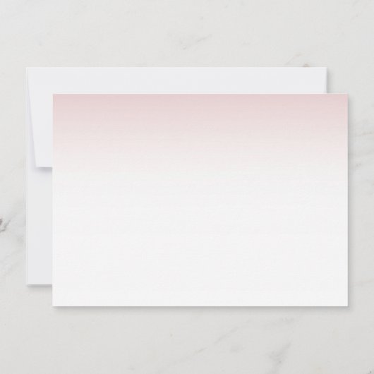 Trendy Roos Gold Handgeschreven Script Sjabloon (Achterkant)