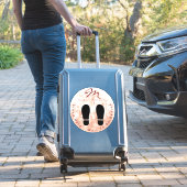 Trendy Roos Gold Sparkling SPA Salon Floor sticker (Koffer Insitu)