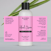 Trendy Roze 4 OZ Skincare Fles Wraparound Label