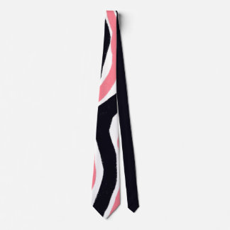Trendy roze Abstract strippatroon Stropdas