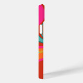 Trendy Roze Abstract Swirls Gepersonaliseerd Moder Case-Mate iPhone Case (Achterkant / Rechts)