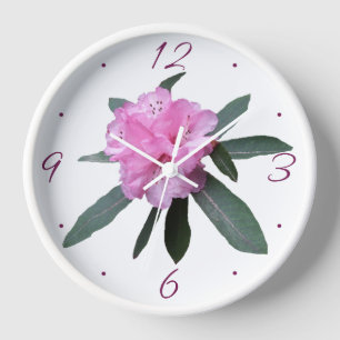 Trendy roze bloemen M monogram bloemenmoderne boho