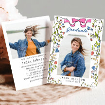 Trendy Roze Bow Ribbon 2 FOTO Afstudeerfeest