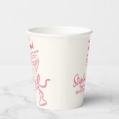 Trendy roze een klein beetje ouder 30e verjaardag papieren bekers (Rechts)