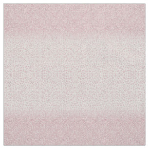 Trendy roze glitter & luipaard print ombre design stof